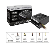 Thermaltake Litepower II Black 350W - 553028 - zdjęcie 2
